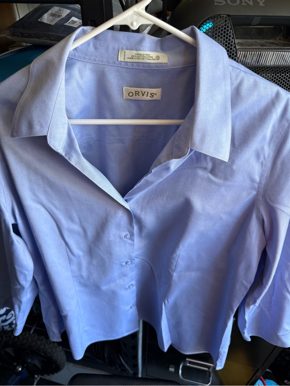Orvis Pale Blue Oxford Button-Down Shirt